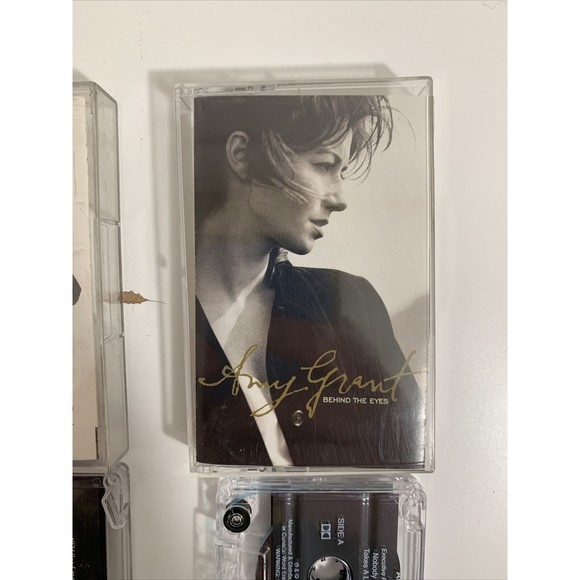 2 Amy Grant Cassettes - Lead Me On 1988 & Behind the Eyes 1997 - Picture 3 of 9